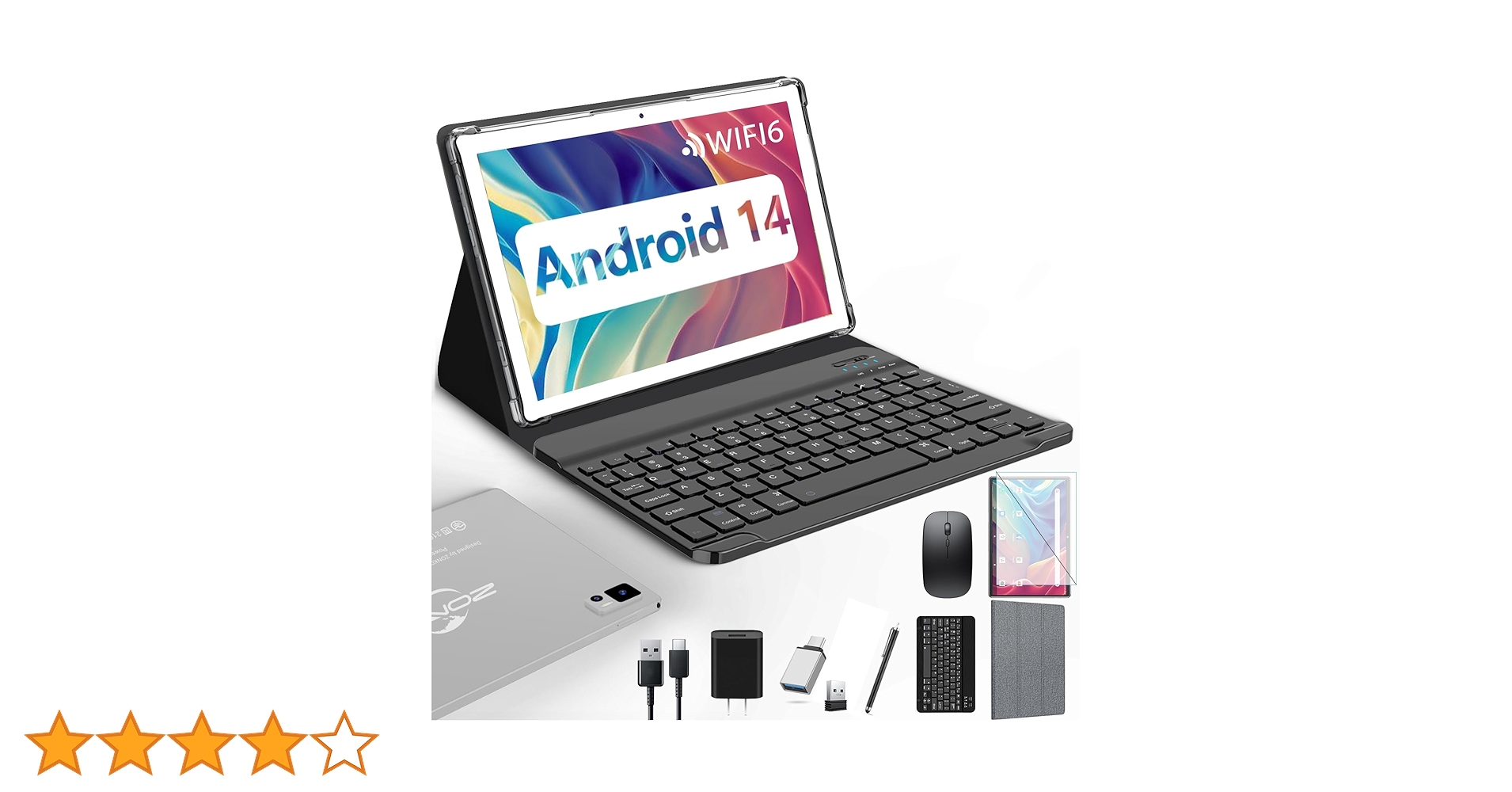 Amazon.co.jp: 【2024新登場 Android14 タブレット 10インチ】10インチ